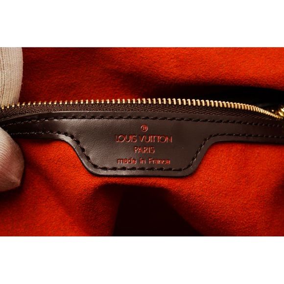 Louis Vuitton Brown Damier Ebene Canvas Uzes Tote Bag - Picture 6 of 8